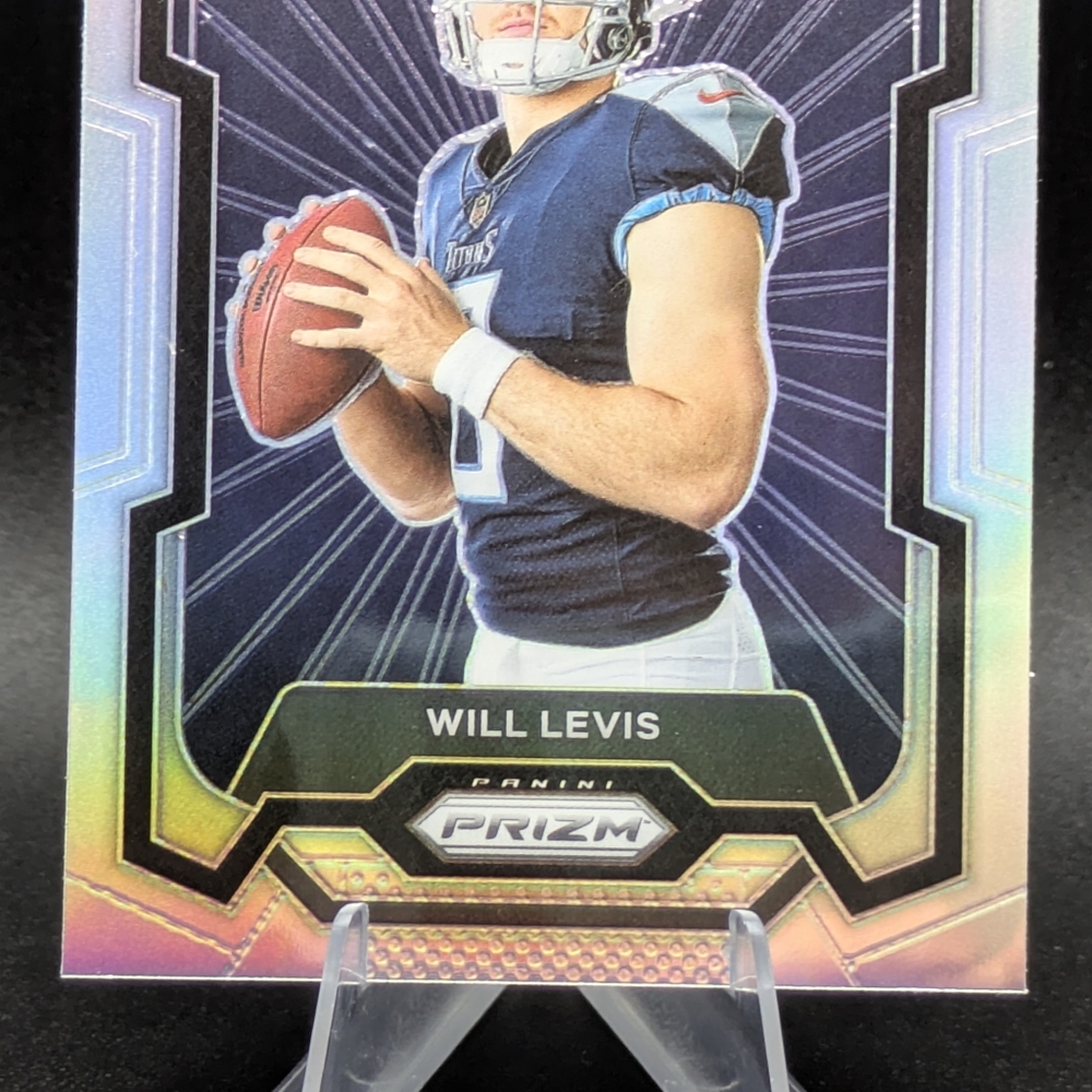 2023 Panini Prizm Rookie Variation Silver Prizm Will Levis #303 Rookie Titans RC - Picture 3 of 6